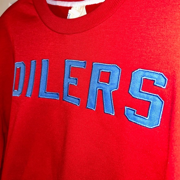๐๐๏ธ Houston Oilers Retro Marquee NFL Football
Pullover Sweatshirt ๐๏ธ๐ - Picture 9 of 16